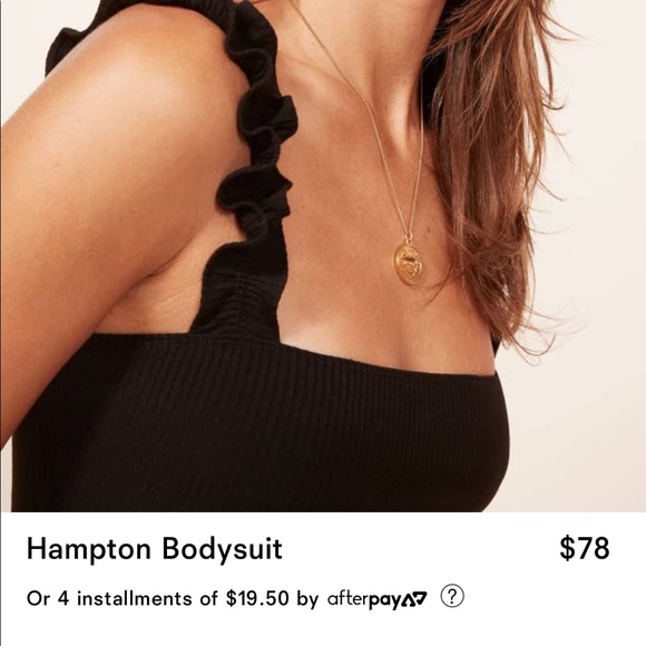 REFORMATION NWT Hampton Ribbed Bodysuit - Picture 3 of 7